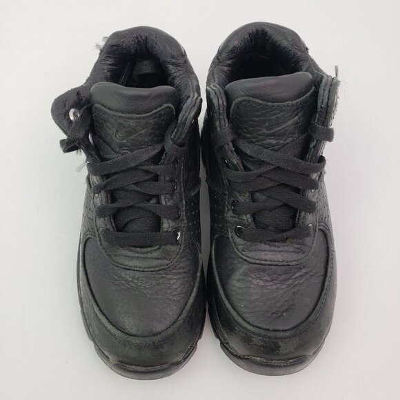 Nike Goadone ACG Toddler Boys Size 9c Black Leather Boots 311569-001 - Picture 5 of 9